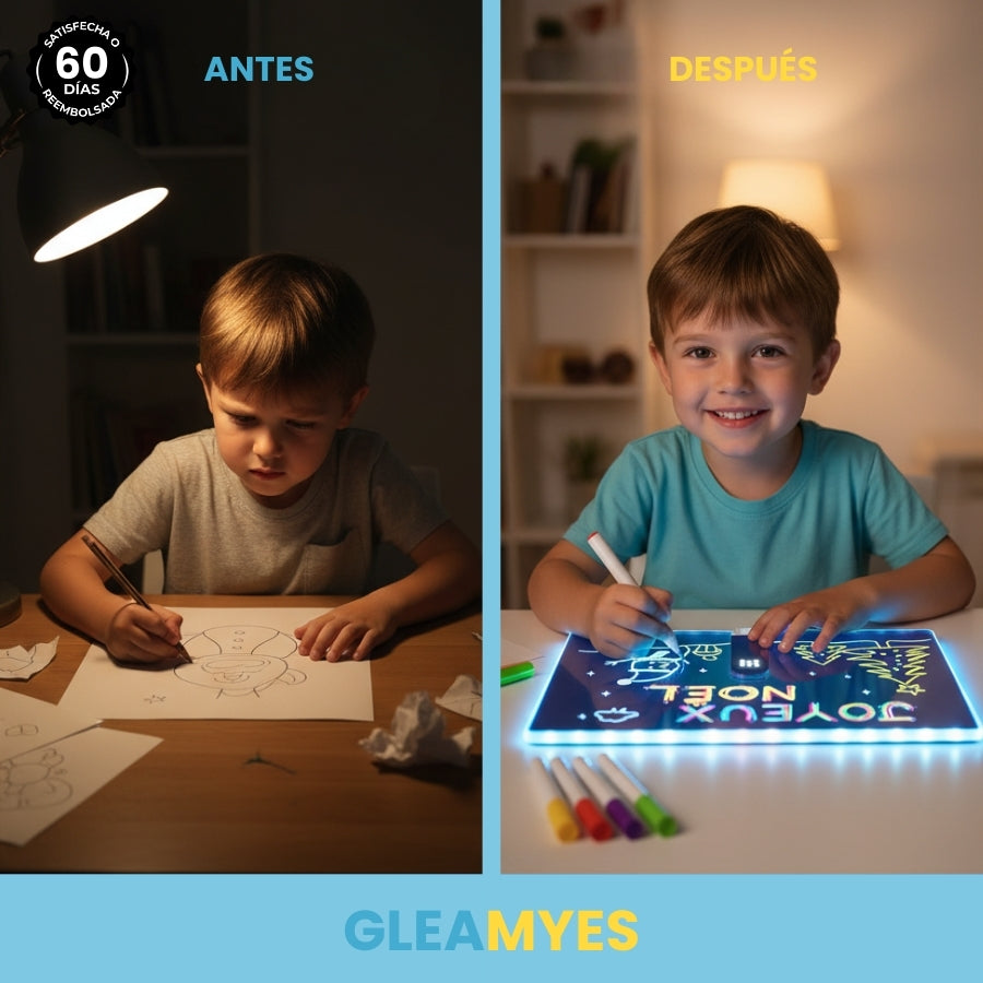 DREEMYZ™ – Tablet LED mágica para pequeños artistas
