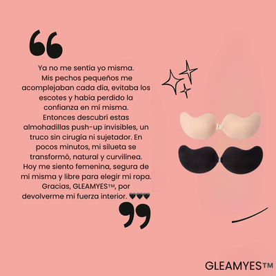 GLEAMYES™️ - SOSTÉN PUSH-UP INVISIBLE – LAVABLE Y REUTILIZABLE