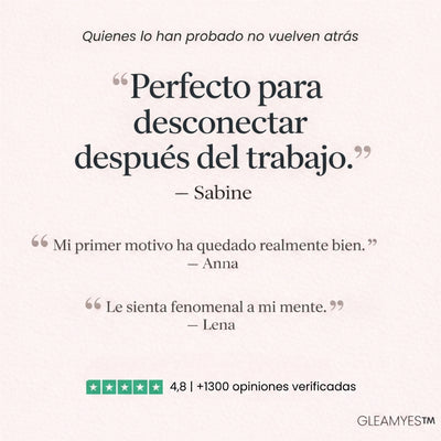 GLEAMYES™️: la pausa creativa que por fin calma tu mente
