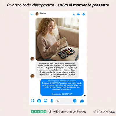 GLEAMYES™️: la pausa creativa que por fin calma tu mente